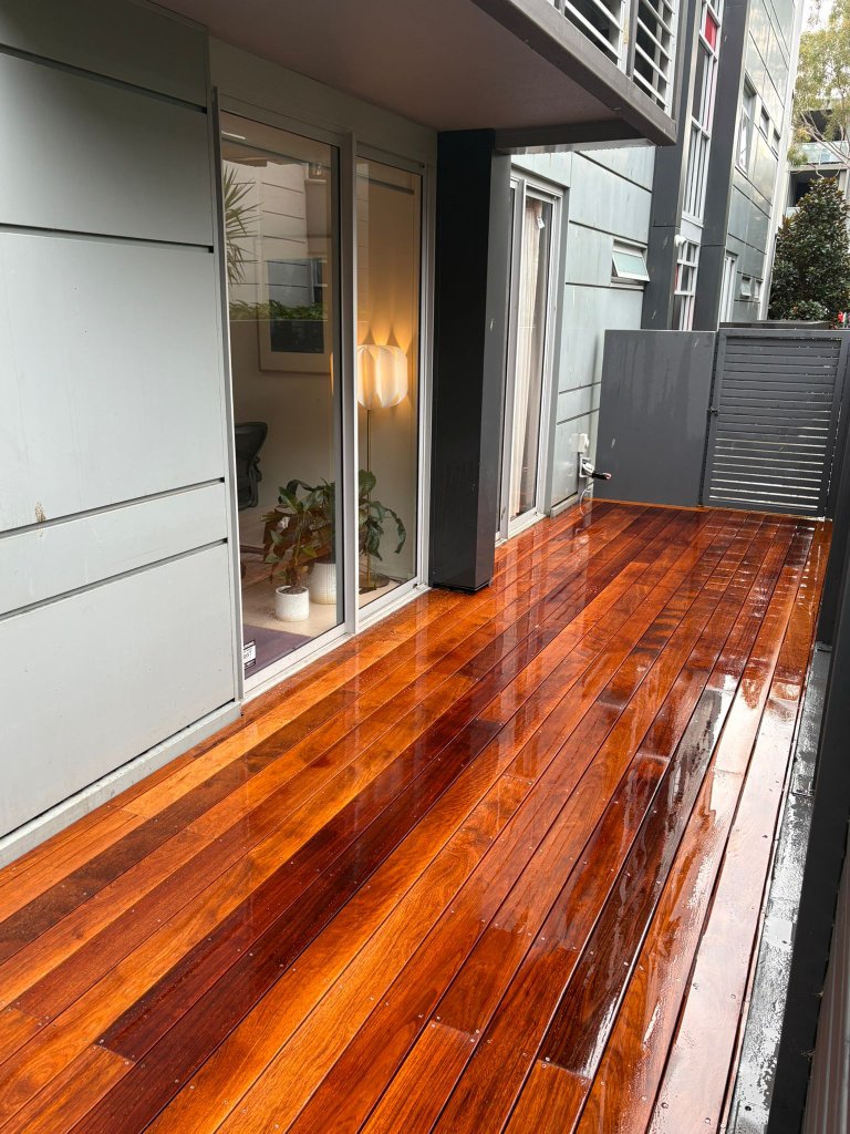 Merbau deck boards close up Alexandria Sydney 5 Star Decking